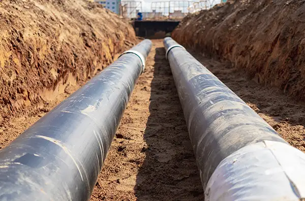 Underground piping system - natural gas pipeline services